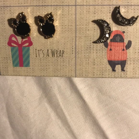 Midd Tattoo choker 12 different post earrings Nickel free - Picture 4 of 7